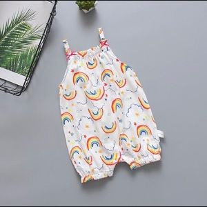 Rainbows And Clouds Romper